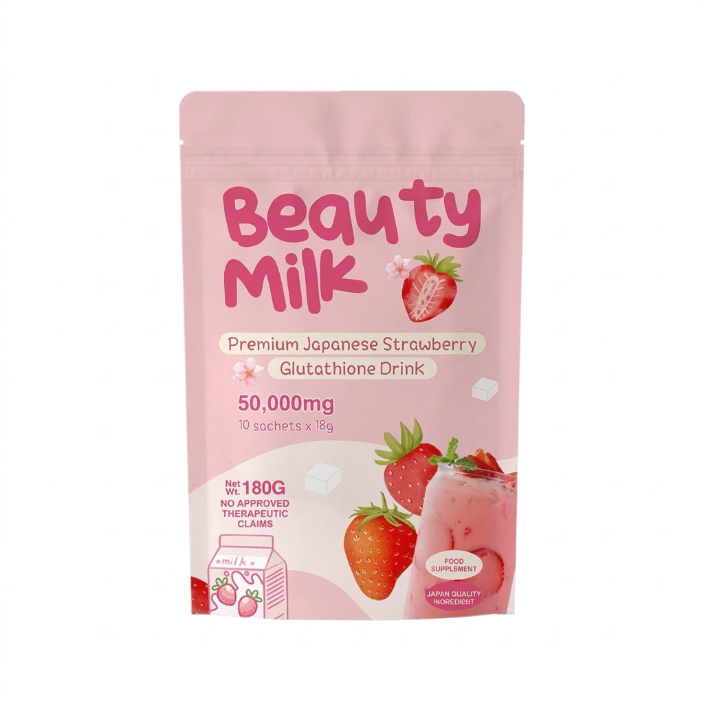 collagen and glutathione drink 5000mg + Powder Sachet Glutathione & Collagen Beautifying Drink