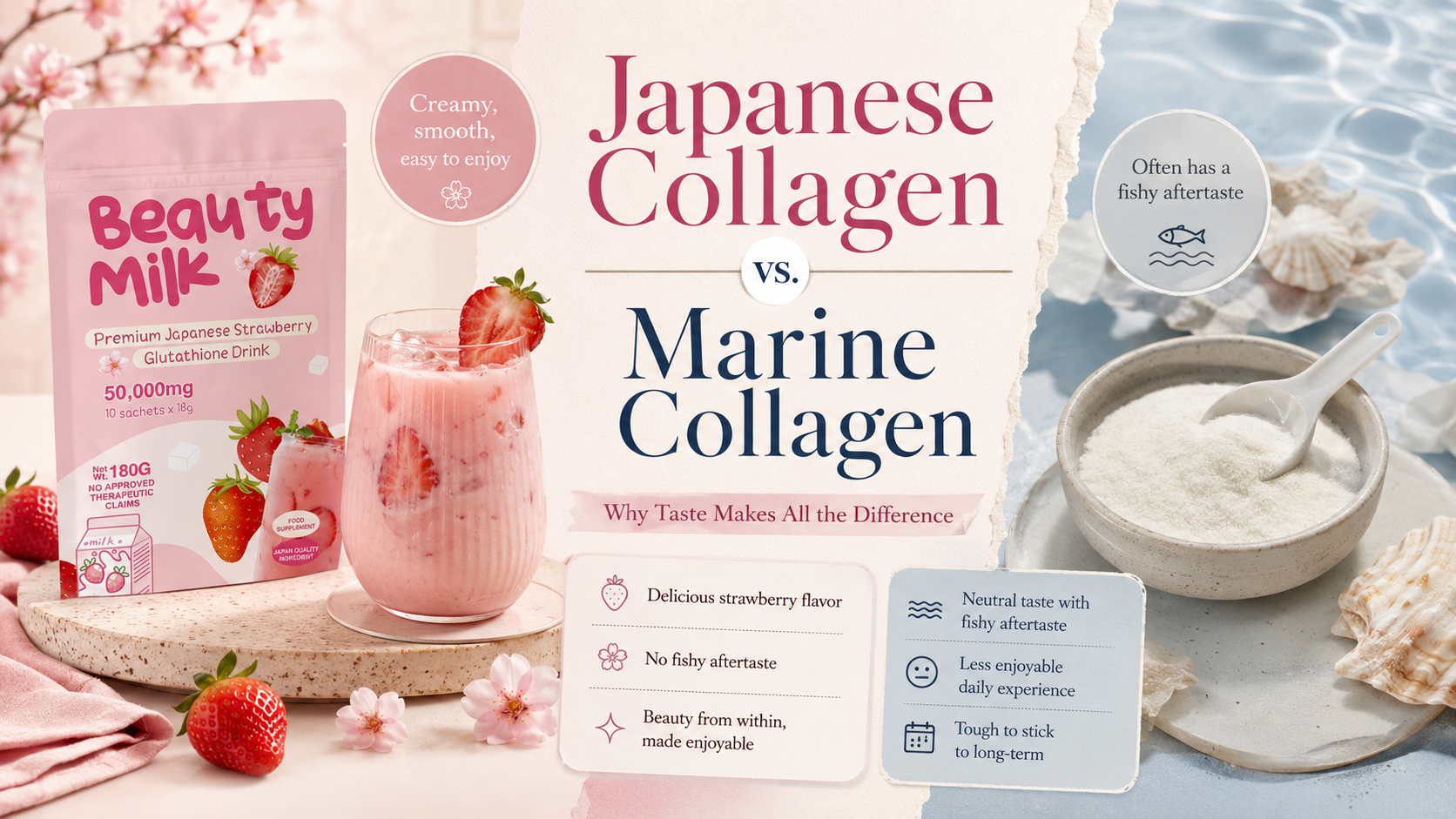 Japanese Collagen vs. Marine Collagen: Why Taste Makes All the Difference