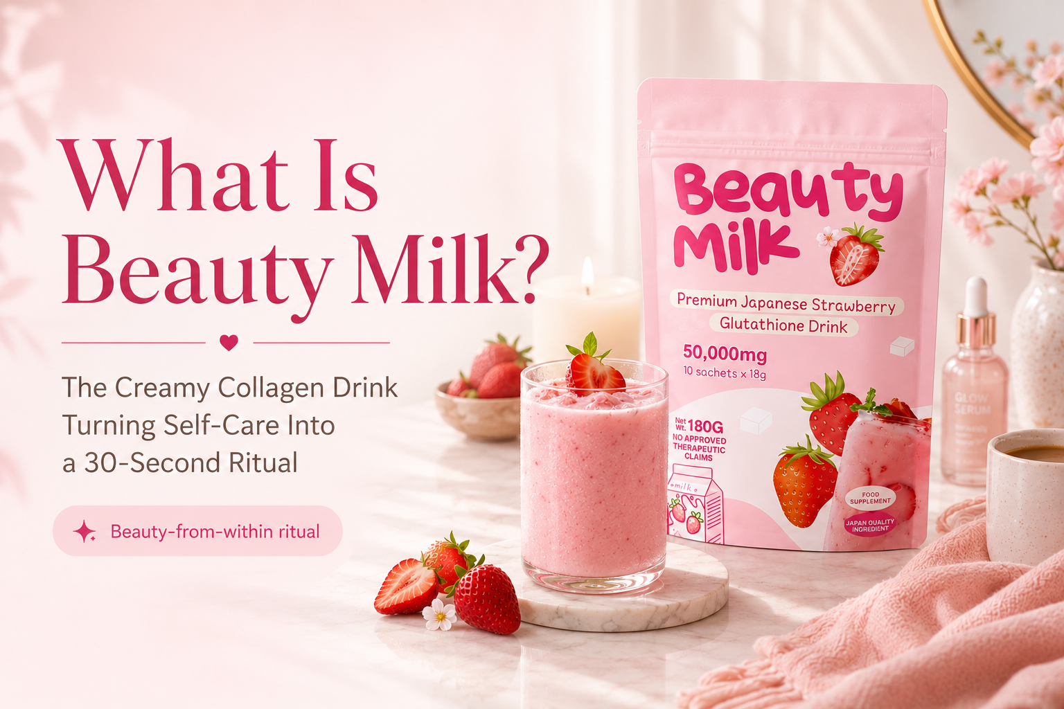 What Is Beauty Milk? The Creamy Collagen Drink Turning Self-Care Into a 30-Second Ritual