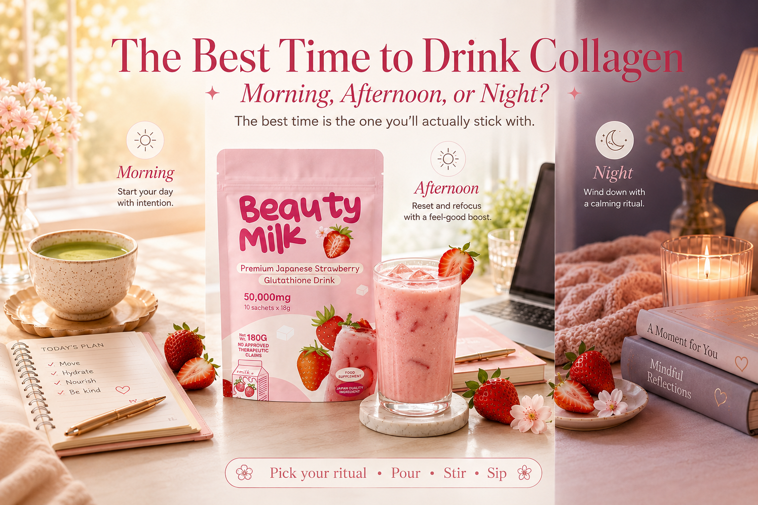 The Best Time to Drink Collagen: Morning, Afternoon, or Night?