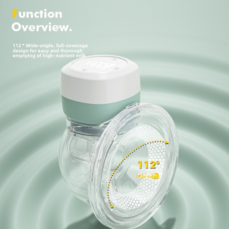 Wearable hands-free breast pump