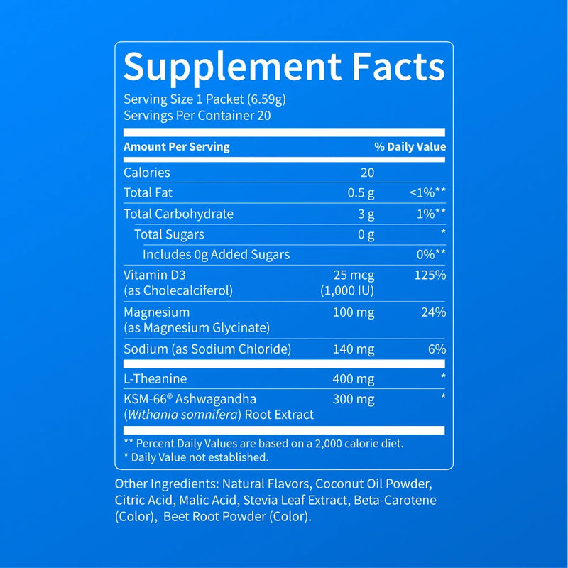 Supercalm Ashwagandha Drink Mix for Better Sleep