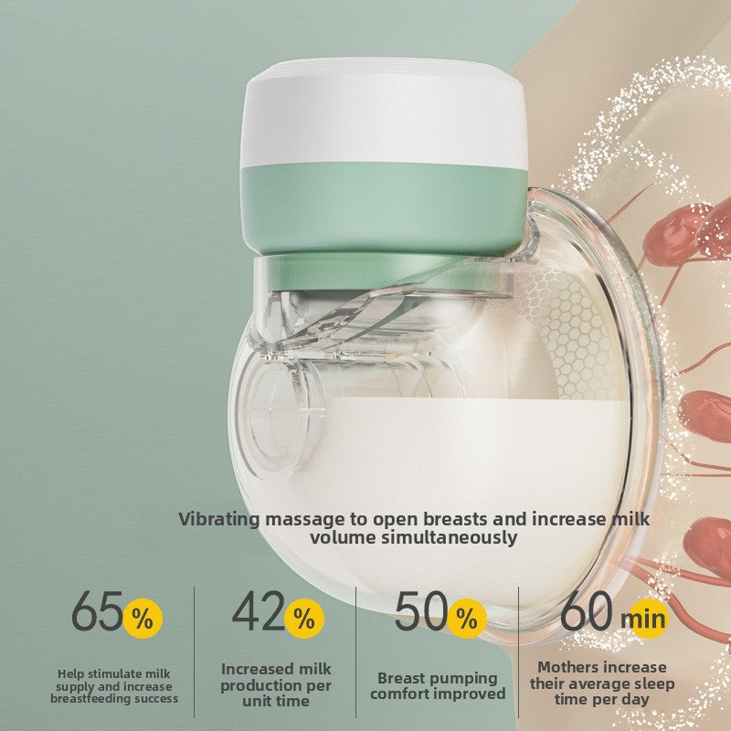 Wearable hands-free breast pump