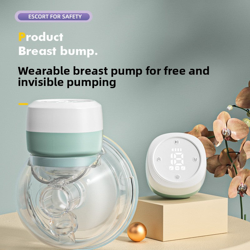 Wearable hands-free breast pump